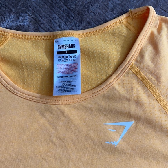 Gymshark Vital Seamless 2.0 T-Shirt Yellow Marl - Picture 2 of 5